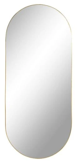 House Nordic Jersey Ovaali Peili Messinkikehyksellä 35x80 Cm -Aarikka Shop 4001430 1