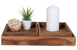 House Nordic Faro Teak-tarjotin 3kpl