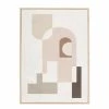4Living Abstrakti Taulu 50x70 Cm Beige -Aarikka Shop 4living abstrakti taulu 50x70 beige