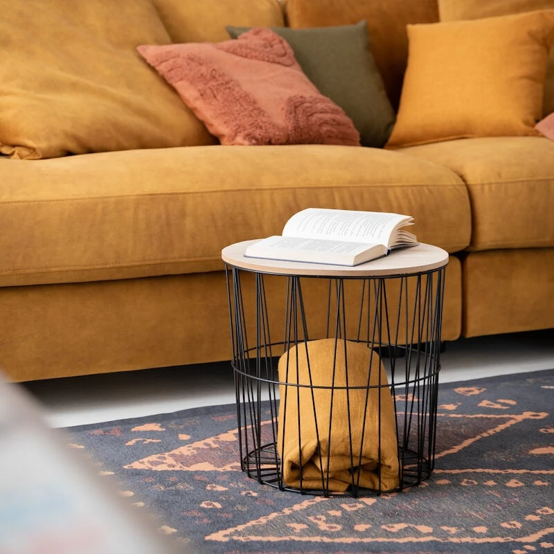 4Living String Apupöytä 37x37x35 Cm Musta 5 4Living String Apupöytä 37x37x35 Cm Musta - Image 3