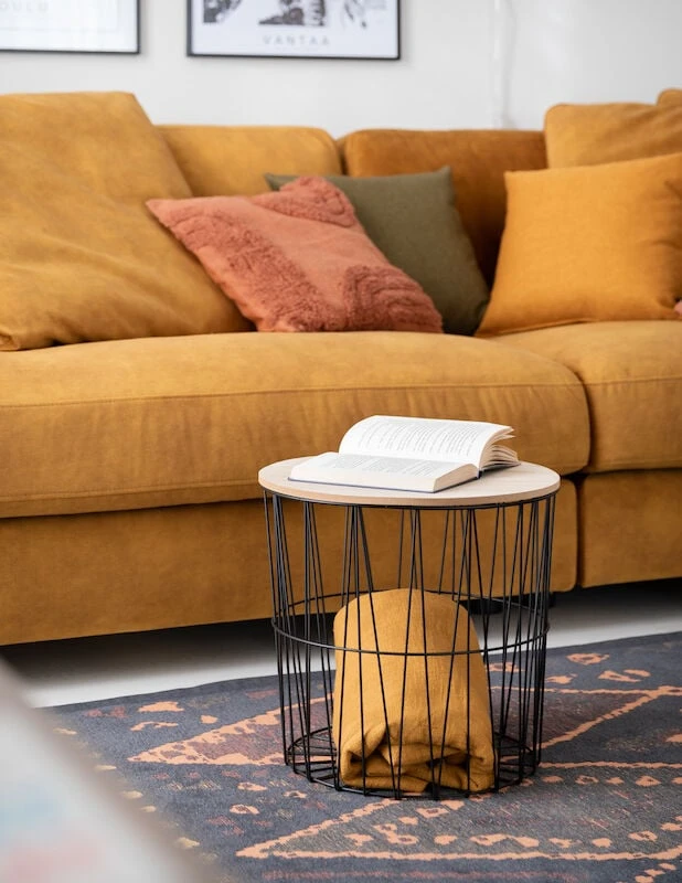 4Living String Apupöytä 37x37x35 Cm Musta 6 4Living String Apupöytä 37x37x35 Cm Musta - Image 4