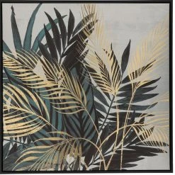 4Living Lehdet Taulu 75x75 Cm Vaaleanpunainen