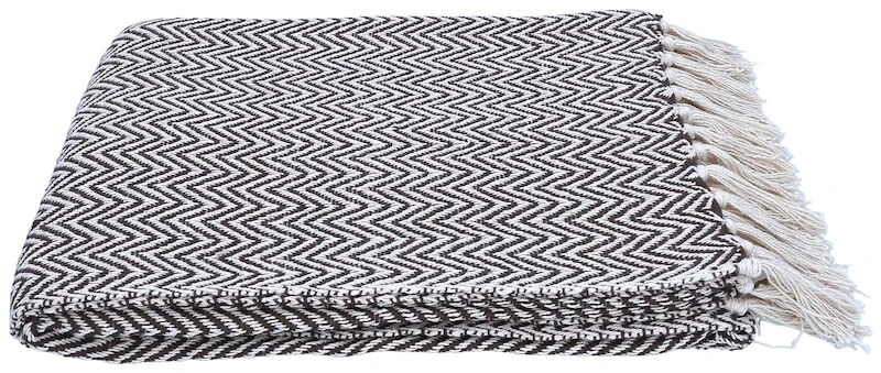 Veke Siksak Torkkupeitto 125x150 Cm Ruskea 8 Veke Siksak Torkkupeitto 125x150 Cm Ruskea - Image 6