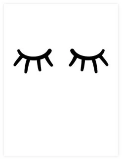 Artlink Suljetut Silmät Juliste 30x40 Cm