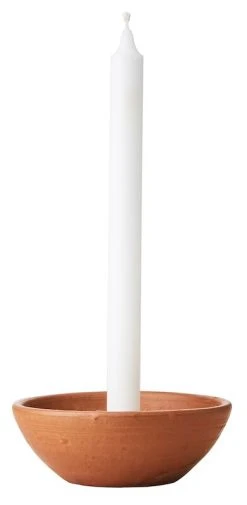 Affari Theo Kynttilänjalka Ø 14 Cm Terrakotta -Aarikka Shop Affari Theo kynttilanjalka O 14 cm terrakotta