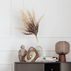 Bloomingville Abenaa Tekokasvi Ruskea -Aarikka Shop Bloomingville abenaa tekokasvi