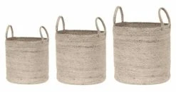 Fanni K Rauha Kori Pyöreä Kahvoilla 30x30x30 Cm Luonnonväri