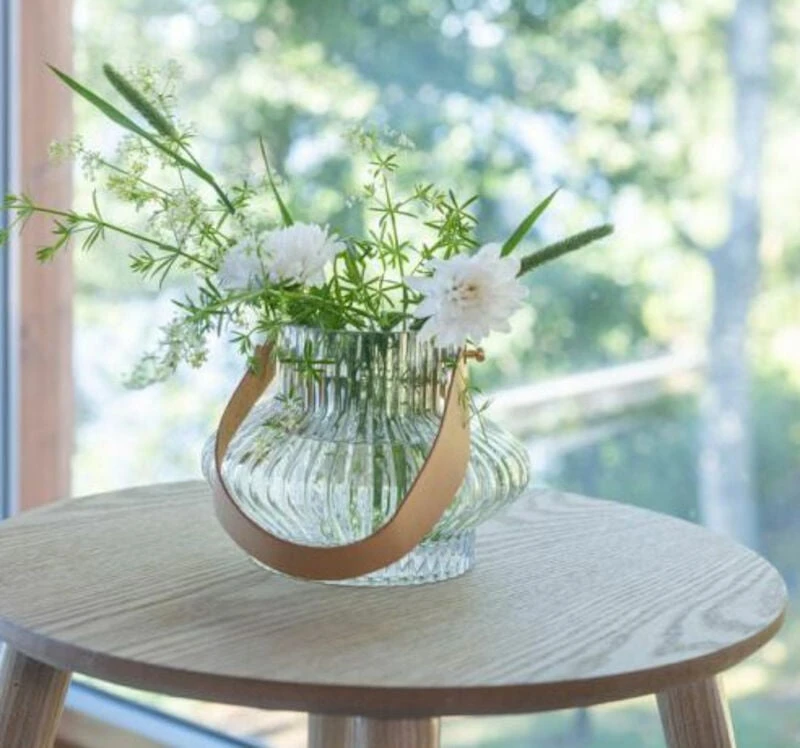 Fanni K Lampi Maljakko Nahkakahvalla 16x12,5 Cm 5 Fanni K Lampi Maljakko Nahkakahvalla 16x12,5 Cm - Image 3