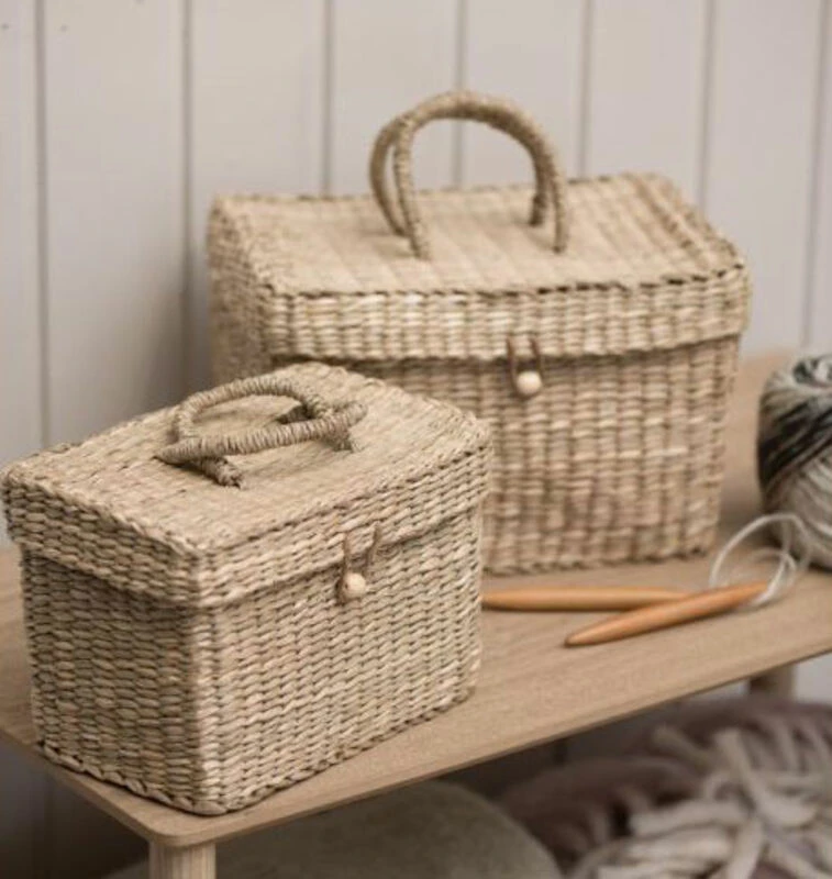 Fanni K Norrkulla Säilytyskori Kannella Ja Kahvoilla 24x15x22 Cm 4 Fanni K Norrkulla Säilytyskori Kannella Ja Kahvoilla 24x15x22 Cm - Image 2