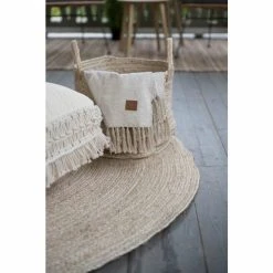 Fanni K Rauha Kori Pyöreä Kahvoilla 30x30x30 Cm Luonnonväri -Aarikka Shop Fanni K Rauha kori pyorea kahvoilla 4