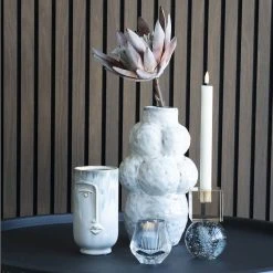 House Nordic Kupla Keraaminen Maljakko Ø16 Cm Valkoinen -Aarikka Shop House nordic kupla keraaminen maljakko 16 valkoinen miljoo 3