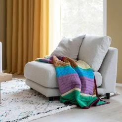 Hübsch Pavilion Torkkupeitto 140x200 Cm Monivärinen -Aarikka Shop Hubsch pavilion torkkupeitto 140x200cm