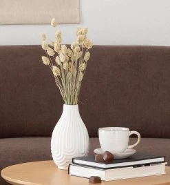 Ei Brändiä Mattaposliini Vaasi 10x10x14 Cm