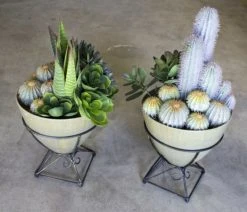 Silkkikasvit Mehikasvi- Ja Kaktusasetelma Tekokasvi 2 -Aarikka Shop Mehikasvi ja kaktusasetelma tekokasvit