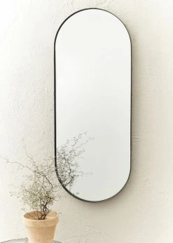 Ei Brändiä Ovaali Peili 40x100 Cm Musta -Aarikka Shop Ovaali peili 40x100 cm musta 2