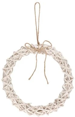 Veke Pajukranssi 30 Cm Valkoinen