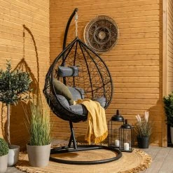 4Living Koristeruoho Ruukussa 76 Cm -Aarikka Shop Pallo riippukeinu miljoossa web pete 5