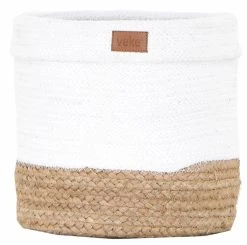 Veke Poiju Sisustuskori 20x20 Cm Luonnonväri/valkoinen -Aarikka Shop Veke Poiju sisustuskori 25x25 cm luonnonvari valkoinen 0 0