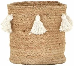 Veke Tuisku Sisustuskori 25x25 Cm Luonnonväri/valkoinen -Aarikka Shop Veke Tuisku sisustuskori 25x25 cm luonnonvari valkoinen 0 0