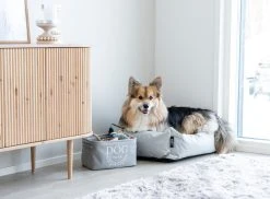 Weiste Koirat Kangaskori 30x20x22 Cm Harmaa -Aarikka Shop Weiste koirat kangaskori harmaa miljoossa web 6