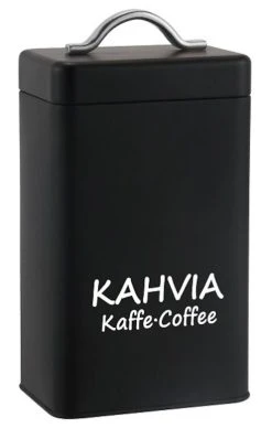 Weiste Kahvipurkki 11x7,5x23 Cm Valkoinen 5 Weiste Kahvipurkki 11x7,5x23 Cm Valkoinen -Aarikka Shop Weiste kahvipurkki musta