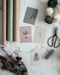 Xeraliving KUUSIPUU Joulukortti 10,5x14,8 Cm