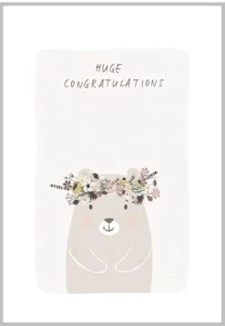 Xeraliving BEAR Onnittelukortti 10,5x14,8 Cm -Aarikka Shop Xeraliving bear congratulations postikortti