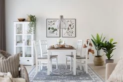 House Nordic Lyyraviikuna Tekokasvi 100 Cm -Aarikka Shop aino ruokailuryhma 4 hengen valkoinen harmaa web 2