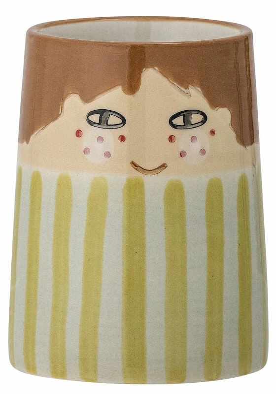 Bloomingville Poulina Vaasi Ø7x9 Cm Vihreä 4 Bloomingville Poulina Vaasi Ø7x9 Cm Vihreä - Image 2