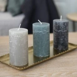 Fanni K Rustiikki Pöytäkynttilä 6,8x12 Cm Musta -Aarikka Shop fanni k rustiikki poytakynttila 12cm multi 1