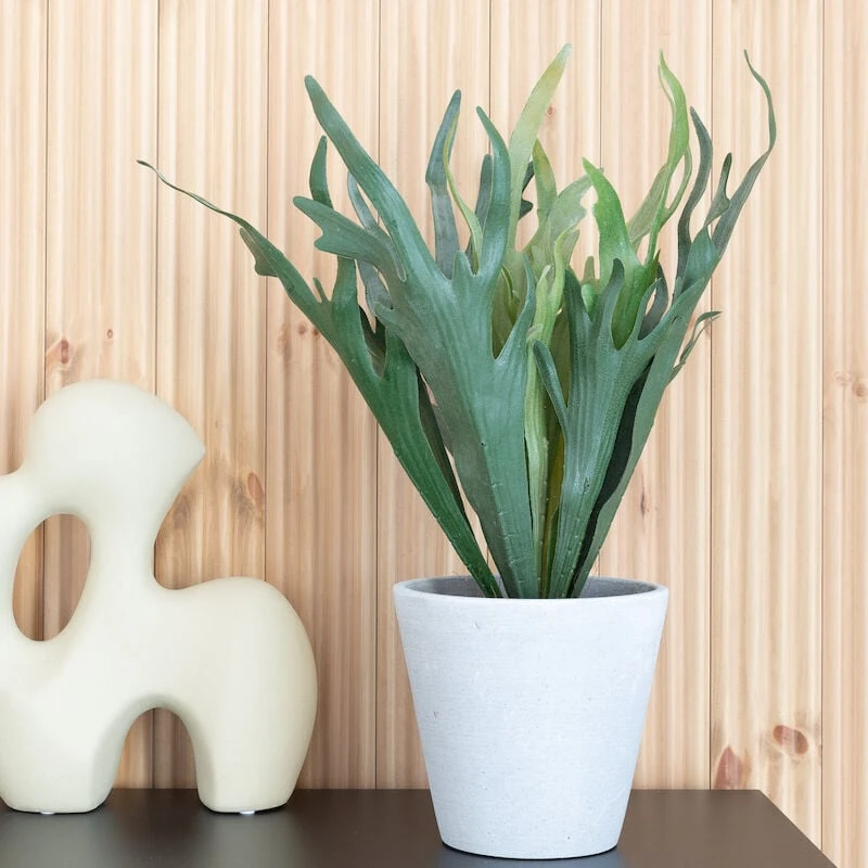 Silkkikasvit Fern Staghorn Hirvensarvisaniainen Tekokasvi 70 Cm - Image 2