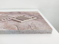 Koivuiset Boho Vinouma Marmori Akustiikkataulu 36x56 Cm Hiekka -Aarikka Shop hiekka marmori bohovinouma 02