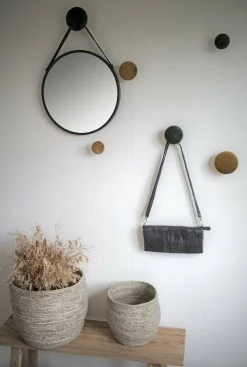 House Nordic Trapani Seinäpeili Ø38 Cm Musta -Aarikka Shop house nordic trapani seinapeili 38 cm 3