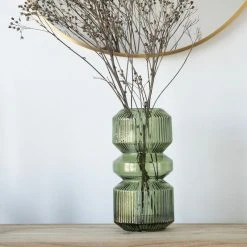 House Nordic Vaasi Ø12 Cm Vihreä -Aarikka Shop house nordic vaasi 12cm vihrea 4441070 2