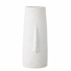 Bloomingville Koristevaasi Valkoinen -Aarikka Shop imagehandler 22