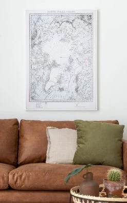 Artlink Canvas Taulu Kartta 65x92,5 Cm