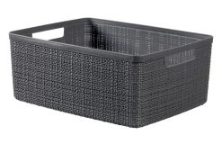 Curver Jute Kori S Valkoinen -Aarikka Shop jute kori M ruskea