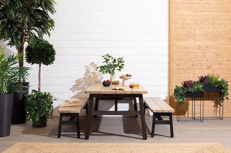 Silkkikasvit Herttavehkapensas Tekokasvi 65 Cm UV-suojattu 4 Silkkikasvit Herttavehkapensas Tekokasvi 65 Cm UV-suojattu - Image 2