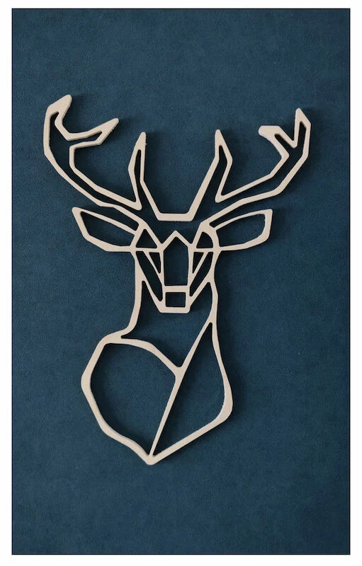 Koivuiset Leather Peura Taulu 37x57 Cm Petrooli 4 Koivuiset Leather Peura Taulu 37x57 Cm Petrooli - Image 2