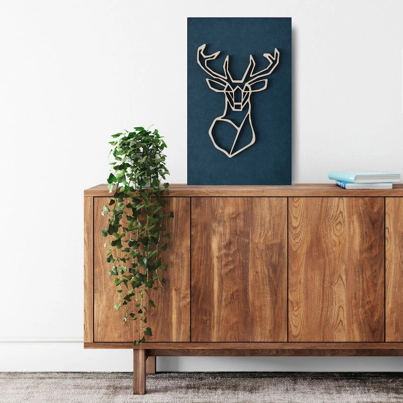 Koivuiset Leather Peura Taulu 37x57 Cm Petrooli 5 Koivuiset Leather Peura Taulu 37x57 Cm Petrooli - Image 3