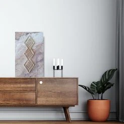 Koivuiset Boho Vinouma Marmori Akustiikkataulu 36x56 Cm Hiekka