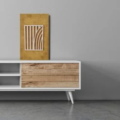 Koivuiset Taipuva Metsä Taulu Okra 37x57cm -Aarikka Shop koivuiset taipuva metsa taulu 37x57 okra2