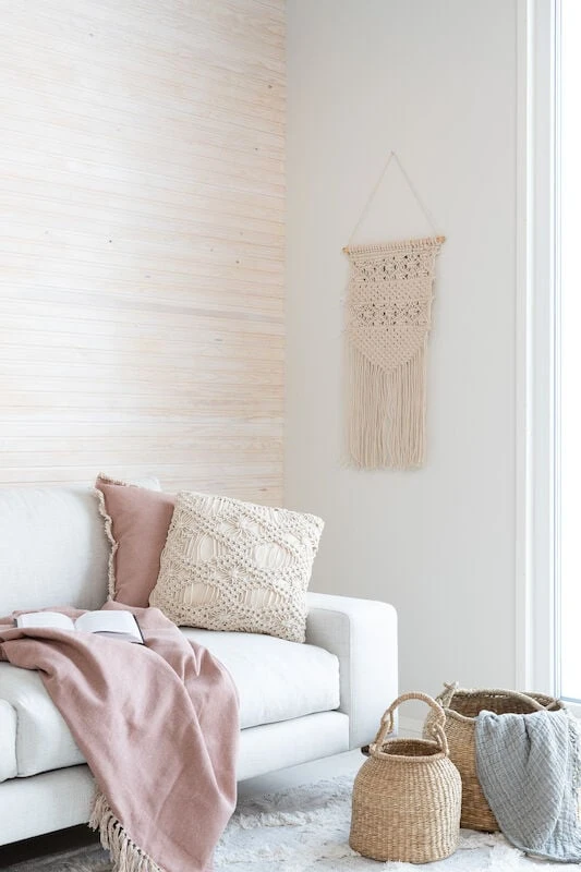 Mattokymppi Makrame-seinävaate 40x80 Cm Luonnonvalkoinen 4 Mattokymppi Makrame-seinävaate 40x80 Cm Luonnonvalkoinen - Image 2