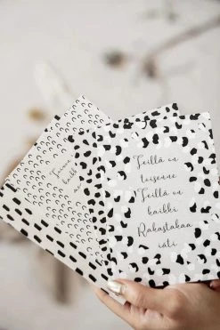 Xeraliving RAKASTAKAA IÄTI Hääkortti 10,5x14,8 Cm -Aarikka Shop rakastakaa iati haakortti 2