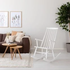 Kaverini Sella Ruska Juliste 50x70 Cm -Aarikka Shop retro keinutuoli valkoinen web 7