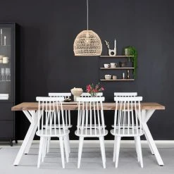 Bloomingville Heba Lasimaljakko Kirkas -Aarikka Shop seitti rottinkivalaisin 5 1