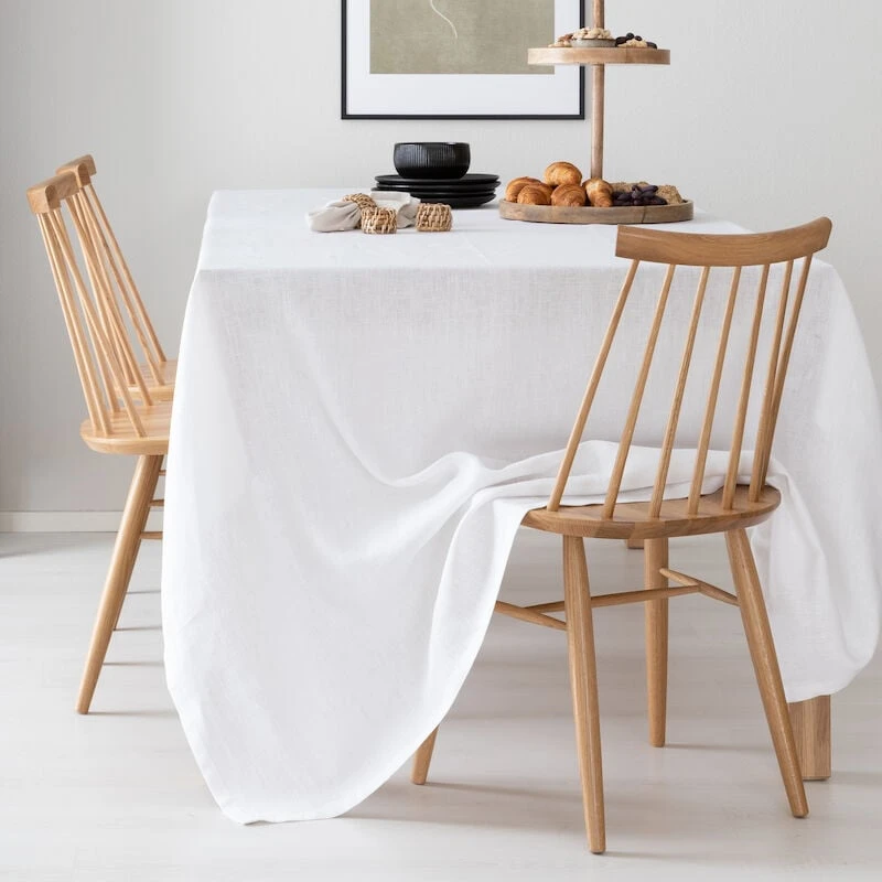 Svanefors Tuva Pöytäliina 140x260 Cm Valkoinen 5 Svanefors Tuva Pöytäliina 140x260 Cm Valkoinen - Image 3