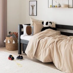 Veke Tuisku Sisustuskori 25x25 Cm Luonnonväri/valkoinen -Aarikka Shop tuuli lasten pussilakanasetti 120x160cm hiekka web 5 1