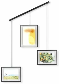 Umbra Exhibit 3-osainen Kehyssetti 67,3x45,7x2,5 Cm Musta
