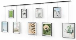 Umbra Exhibit 9 -osainen Kehyssetti 220,2x77,2x2,5 Cm Musta -Aarikka Shop umbra exhibit 9s kehyssetti musta